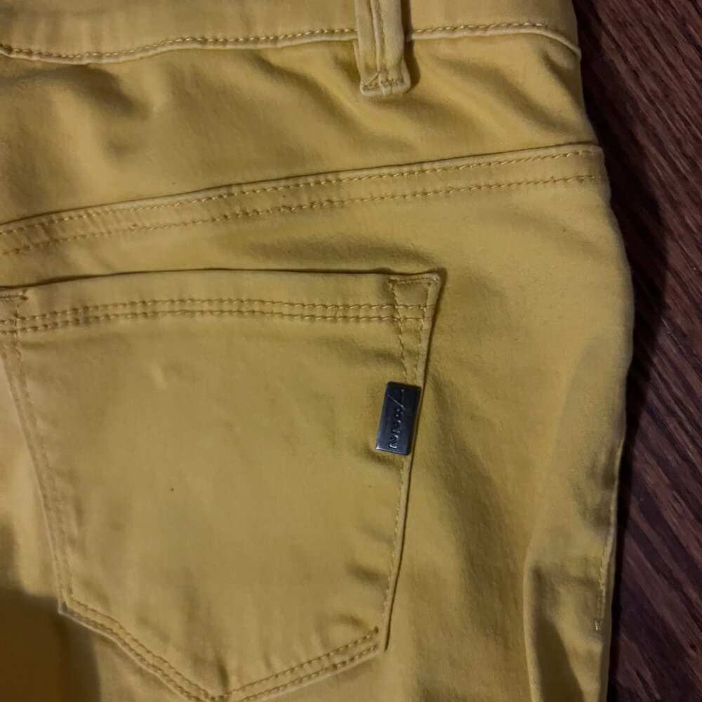 EUC 1822 Denim Yellow Skinny Jeans Sz 4 - Picture 5 of 5